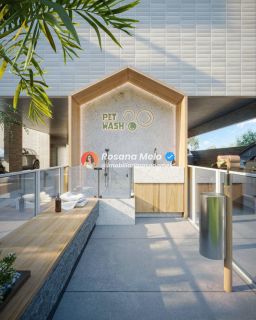 Studio com varanda, 28,48m², piscina com borda infinita, Sollaro Studio Design, Boa Viagem