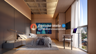 Apartamento 3 suítes, 129,37m², rooftop com piscina, Aurum Hall, Casa Forte
