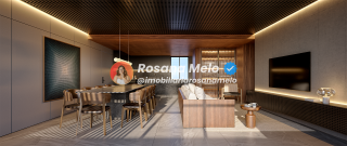 Apartamento 3 suítes, 129,37m², rooftop com piscina, Aurum Hall, Casa Forte
