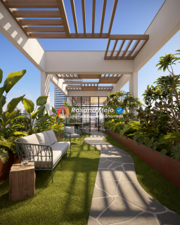 Apartamento 3 suítes, 129,37m², rooftop com piscina, Aurum Hall, Casa Forte
