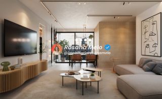 Apartamento 3 suítes, 88,73m², varanda, Edf. Parador de Gaudí, Graças