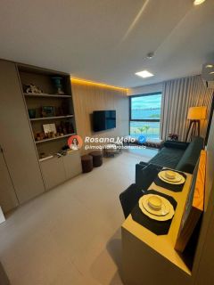 Apartamento 1 quarto, 35m², mobiliado, Edf. Parque do Cais, São José