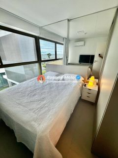 Apartamento 1 quarto, 35m², mobiliado, Edf. Parque do Cais, São José