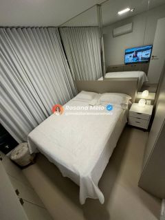 Apartamento 1 quarto, 35m², mobiliado, Edf. Parque do Cais, São José