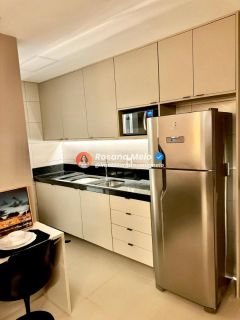 Apartamento 1 quarto, 35m², mobiliado, Edf. Parque do Cais, São José