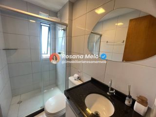 Apartamento 2 suítes, 58m², varanda com vista mar, Edf. Costa das Palmeiras, Boa Viagem