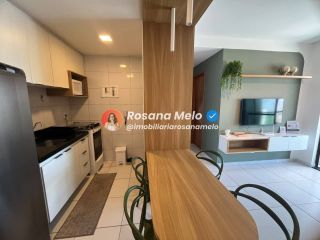 Apartamento 2 suítes, 58m², varanda com vista mar, Edf. Costa das Palmeiras, Boa Viagem
