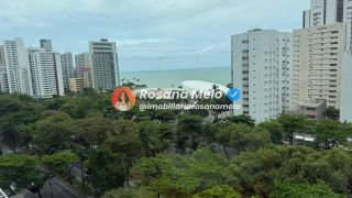 Apartamento 3 quartos (2 suítes), 158m², vista definitiva para o mar, Edf. Quebra Mar, Boa Viagem