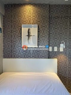 Apartamento 1 quarto, 37m², mobiliado e decorado, Edf. Costa Branca, Boa Viagem