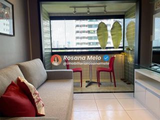 Apartamento 1 quarto, 37m², mobiliado e decorado, Edf. Costa Branca, Boa Viagem