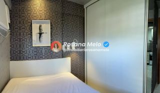Apartamento 1 quarto, 37m², mobiliado e decorado, Edf. Costa Branca, Boa Viagem