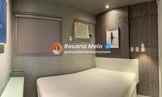 Apartamento 1 quarto, 37m², mobiliado e decorado, Edf. Costa Branca, Boa Viagem