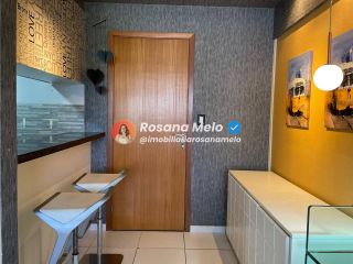 Apartamento 1 quarto, 37m², mobiliado e decorado, Edf. Costa Branca, Boa Viagem