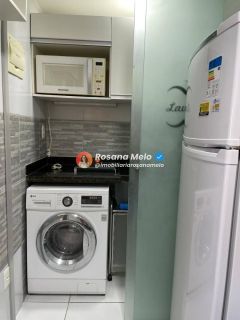 Apartamento 1 quarto, 37m², mobiliado e decorado, Edf. Costa Branca, Boa Viagem