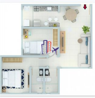 Cobertura Para Vender com 02 quartos e 01 suíte no bairro Santa Mônica em Belo Horizonte