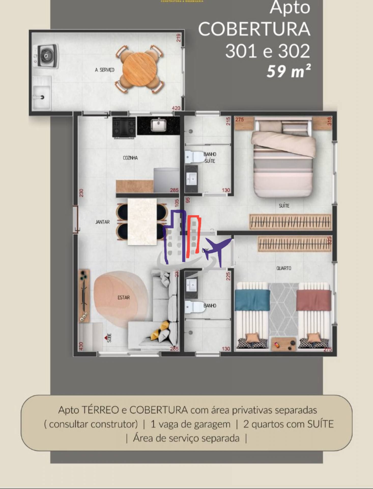 Cobertura Para Vender com 03 quartos 02 suítes no bairro São Joaquim em Contagem