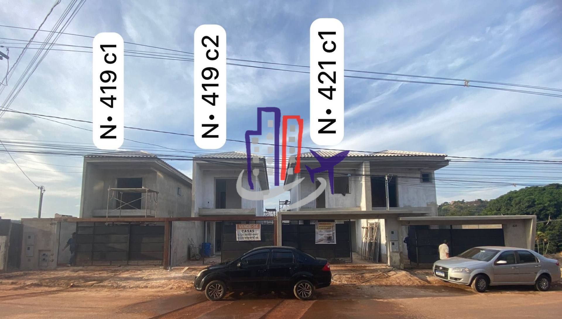 Casa Duplex Nova com 2 quartos e Sacada no bairro Masterville em Sarzedo