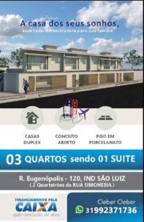 Casa Para Vender com 03 quartos 01 suíte no bairro Industrial São Luiz em Contagem