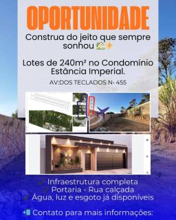 Lote / Terreno de Bairro Para Vender no bairro Estâncias Imperiais em Contagem