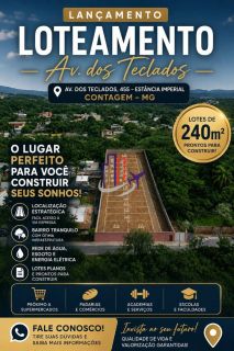Lote / Terreno de Bairro Para Vender no bairro Estâncias Imperiais em Contagem