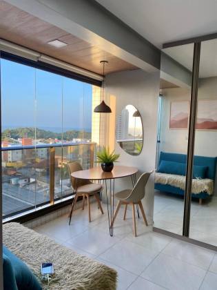 (P) LOCAÇÃO - STUDIO DESING, AP 1 QUARTO MOBILIADO. Com Vista privilegiada para o mar!