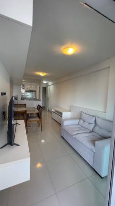 (P) LOCAÇÃO - ED.UNIQUE, AP MOBILIADO COM 1 QUARTO em PONTA DO FAROL - SÃO LUÍS