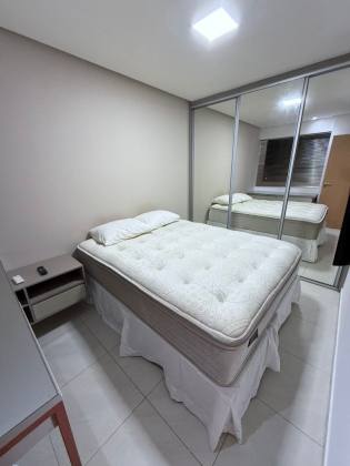 (P) LOCAÇÃO - STUDIO DESING, 45m² MOBILIADO COM VARANDA INTEGRADA.