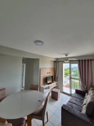 (MR) LOCAÇÃO AP SEMI MOBILIADO VISTA MAR - COSTA ARAÇAGY