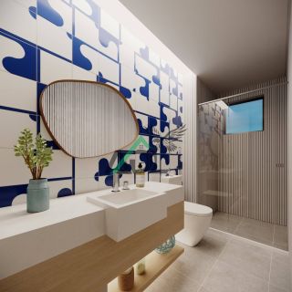 Exclusivo 4 Quartos de Alto Padrão a 2 Minutos do Mar em Maria Farinha