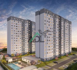 Apartamentos 2 quartos e Piscina no condomínio Bandeirantes no campo de aviação Maranguape Paulista