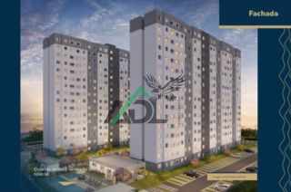 Apartamentos 2 quartos e Piscina no condomínio Bandeirantes no campo de aviação Maranguape Paulista