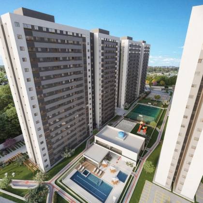 Novo condomínio Parque dos Coqueiros com 2 quartos e Piscina em conceição Paulista