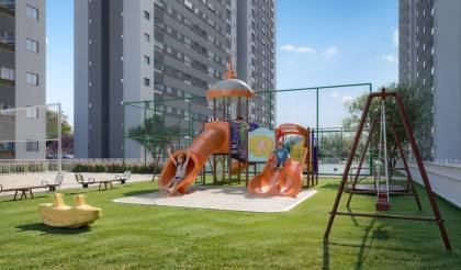 Novo condomínio Parque dos Coqueiros com 2 quartos e Piscina em conceição Paulista