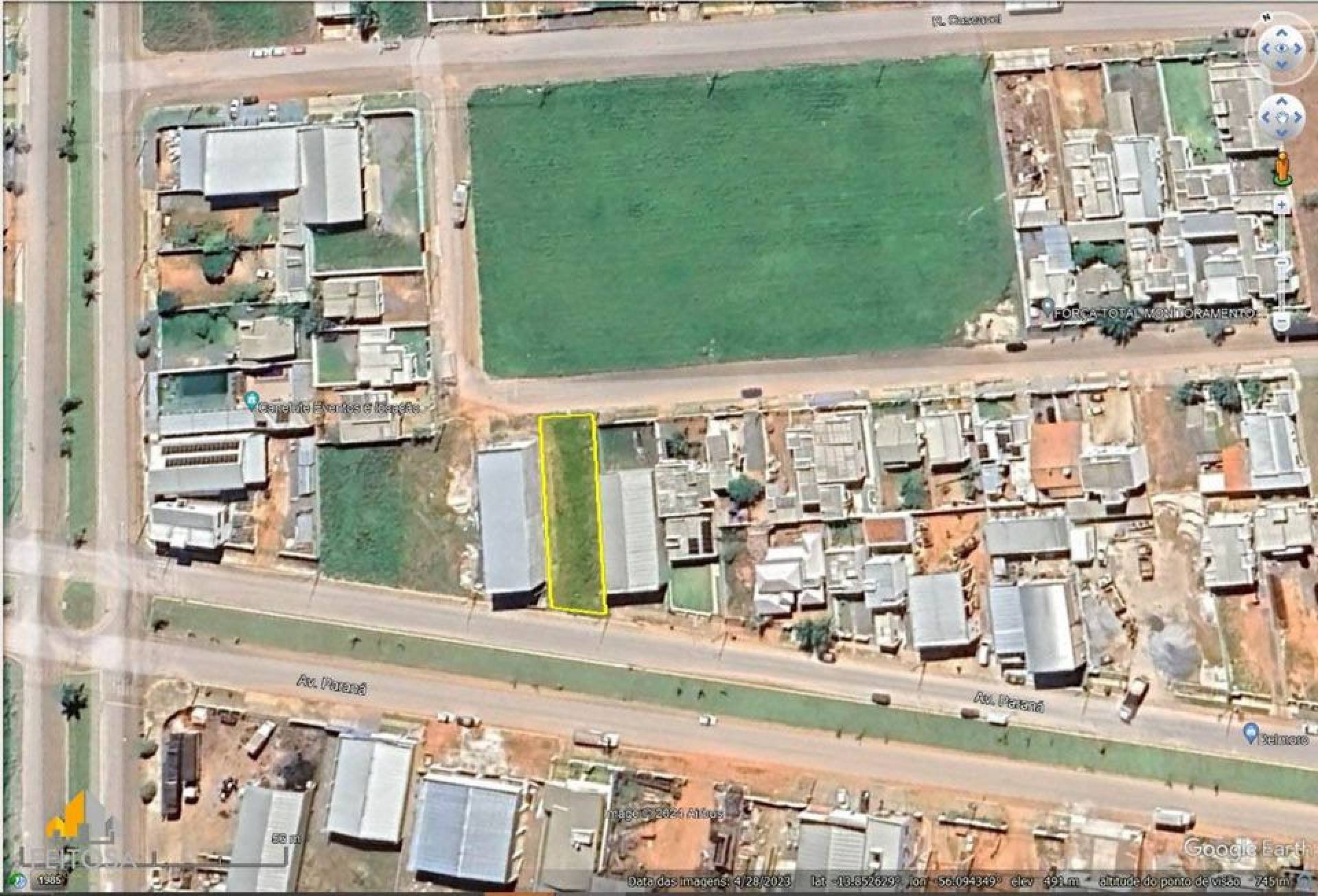 LOTE DISPONIVEL PARA VENDA NO BAIRRO CIDADE NOVA