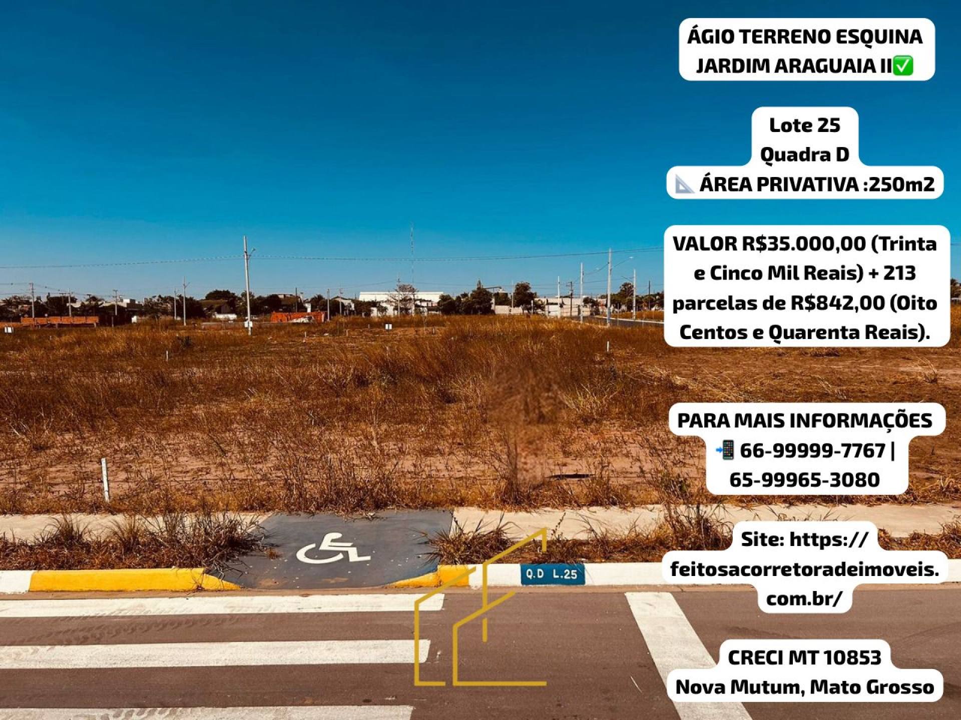 ÁGIO TERRENO ESQUINA JARDIM ARAGUAIA II