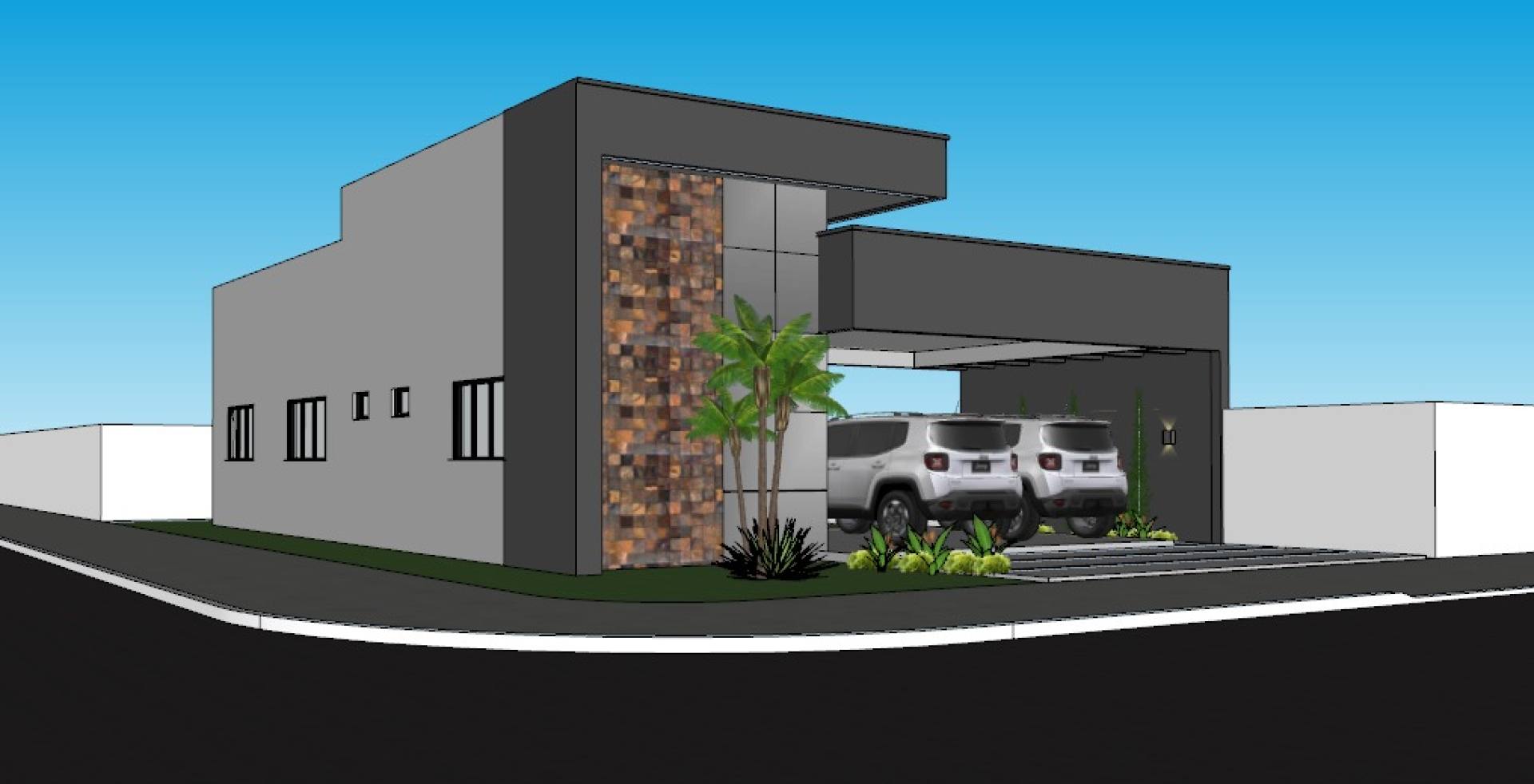 ? Casa moderna à venda em terreno de esquina – 250 m²