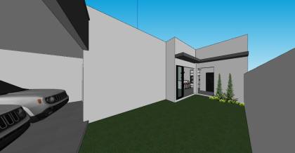 ? Casa moderna à venda em terreno de esquina – 250 m²
