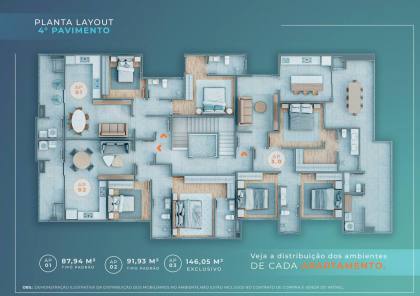 Residencial Pedro Henrique - Apartamentos de 87m² a 155m²