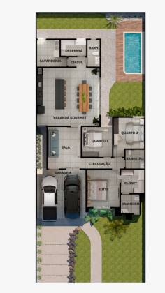 LINDA CASA À VENDA NO JARDIM ITÁLIA!