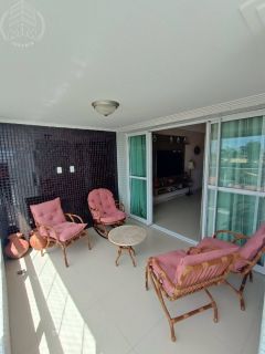 Apartamento alto padrão mobiliado com 139 m², 3 suítes á aluguel na Atalaia - Aracaju/SE
