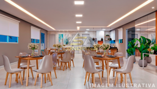 LE CHALET - Apartamento de 2 dormitórios oferece uma suíte