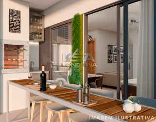 LE CHALET - Apartamento de 2 dormitórios oferece uma suíte