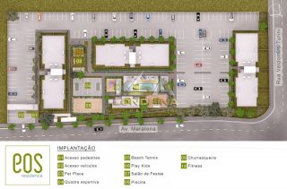 EOS Residence Apartamento em Londrina 2 e 3 quartos