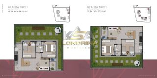 Apartamento Para Vender com 2 quartos e Sacada Prox. Aeroporto