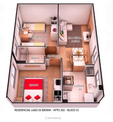 RESIDENCIAL LAGO DI BIENNA-PRONTO PARA MORAR