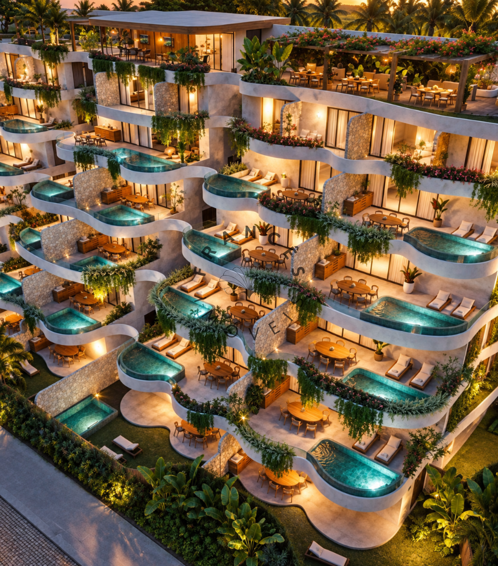 Apartamentos Estilo Garden (1 a 3 Quartos) com Piscina Privativa Aquecida | Litoral Sul, Alagoas