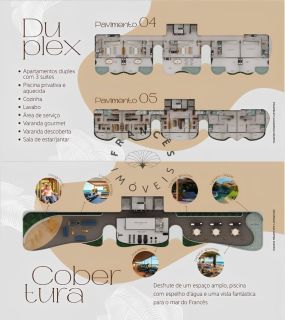 Apartamentos Estilo Garden (1 a 3 Quartos) com Piscina Privativa Aquecida | Litoral Sul, Alagoas