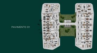 Complexo Multifuncional ZENLIFE de Altíssimo Padrão a 200m da Praia na 