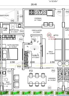 Apartamento Novo de 70 m² com Varanda Gourmet e Vista para o Boulevard no Edifício Garden Suites