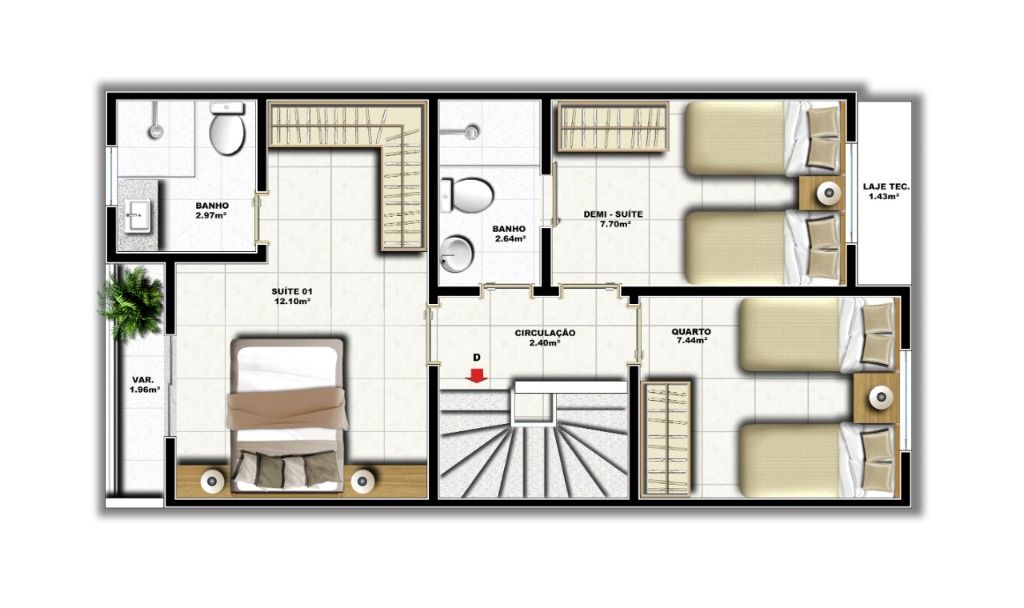 Casa com 3 dormitórios à venda, 103 m² por R$ 564.000,00 - Jardim América - Rio Branco/AC
